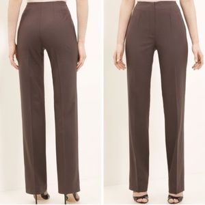 Piazza Sempione “Sophia” Wool Blend Brown Trousers - size